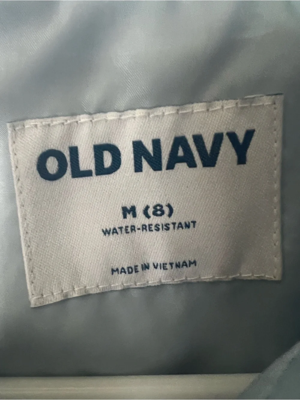 Old Navy Light Blue Puffer Vest for Girls size 8